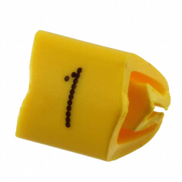 0800462:0001 WIRE MARKER SLIP-ON YELLOW
