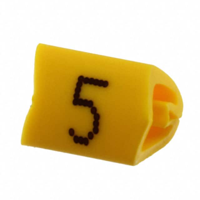 0800420:0005 WIRE MARKER SLIP-ON YELLOW