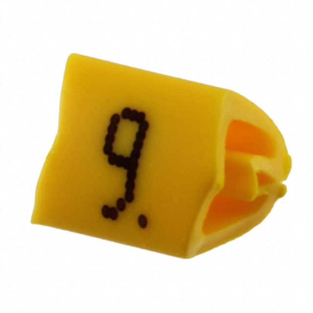 0800420:0009 WIRE MARKER SLIP-ON YELLOW