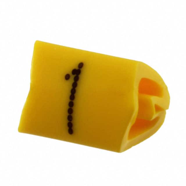 0800420:0001 WIRE MARKER SLIP-ON YELLOW