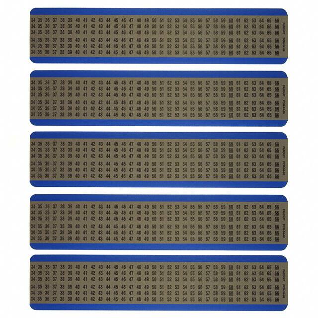 PCM-34-66 WIRE MARKR CARD 6.9MMX38.1MM WHT