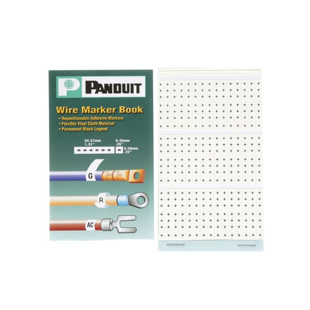 PCMB-16 WIRE MARKER BOOK 5.6X34.9MM 10PC