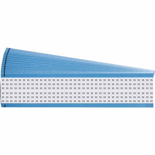 WM-11-PK WIRE MARKER 1.5"H WHITE 1=25PCS