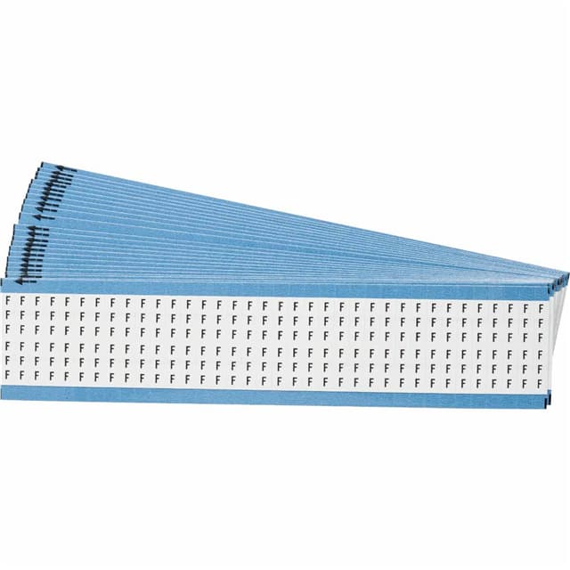 WM-F-PK WIRE MARKER 1.5"H WHITE 1=25PCS