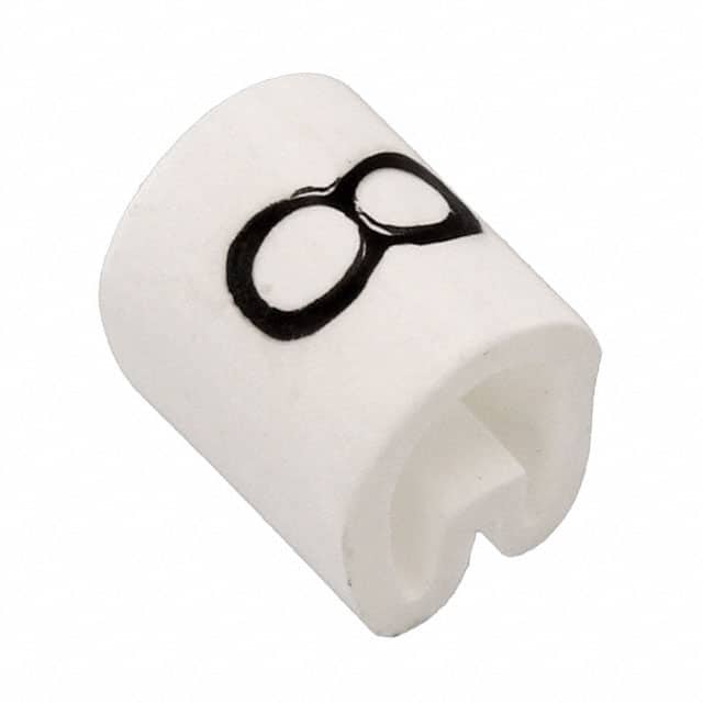 EC0388-000 WIRE MARKER PUSH ON 4.5MM WHITE