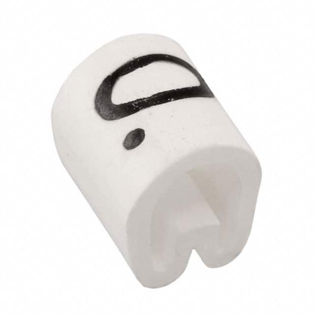 EC0380-000 WIRE MARKER PUSH ON 4.5MM WHITE