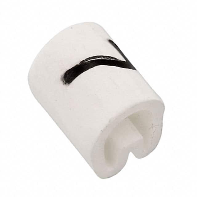 EC0387-000 WIRE MARKER PUSH ON 4.5MM WHITE