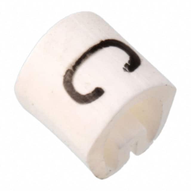 EC0594-000 WIRE MARKER PUSH ON 4.5MM WHITE