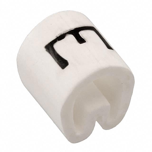 EC0596-000 WIRE MARKER PUSH ON 4.5MM WHITE