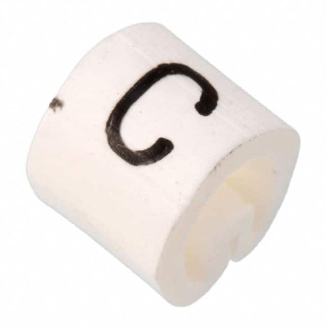 EC0834-000 WIRE MARKER PUSH ON 4.5MM WHITE