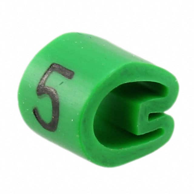 EC0816-000 WIRE MARKER PUSH ON 4.5MM GREEN