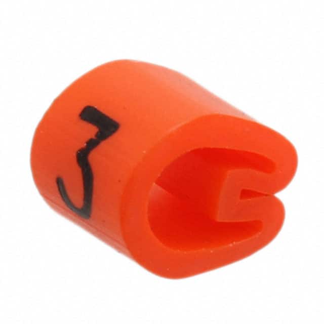 EC0787-000 WIRE MARKER PUSH ON 4.5MM ORANGE