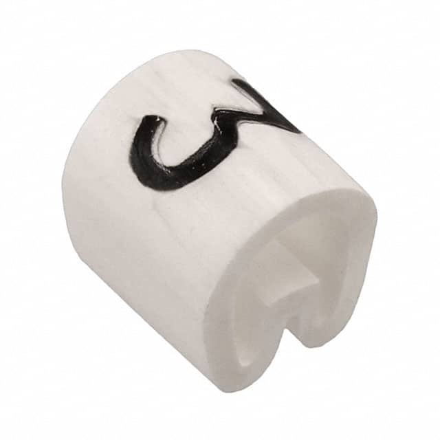 EC0585-000 WIRE MARKER PUSH ON 4.5MM WHITE