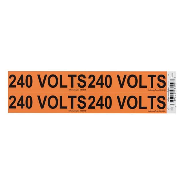 596-00935 WIRE MARKR ADH 108X28.6MM ORG/BL