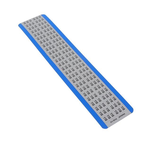 PCM-110 WIRE MARKR CARD 9.1MMX38.1MM WHT