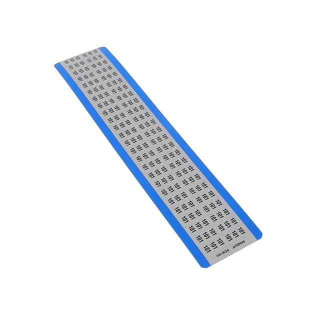 PCM-101 WIRE MARKR CARD 9.1MMX38.1MM WHT