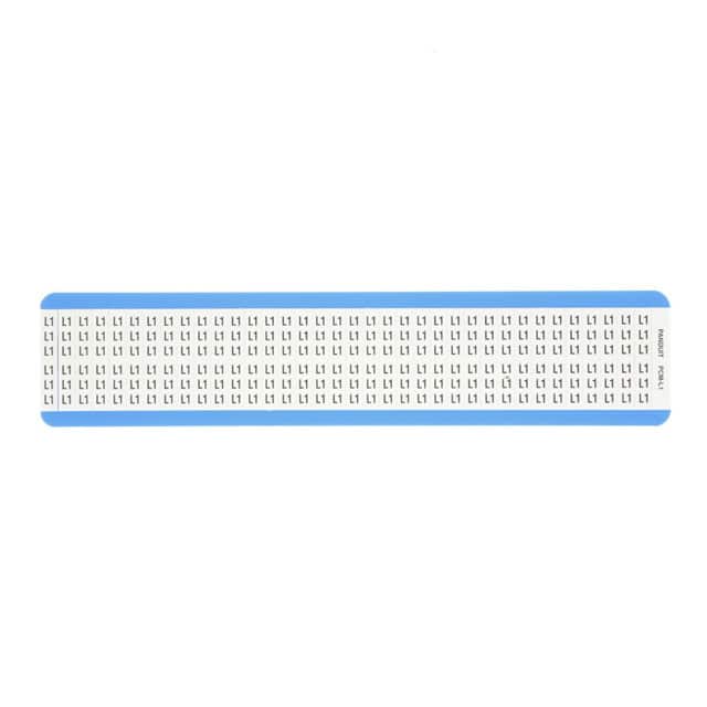 PCM-L1 WIRE MARKR CARD 6.4MMX38.1MM WHT