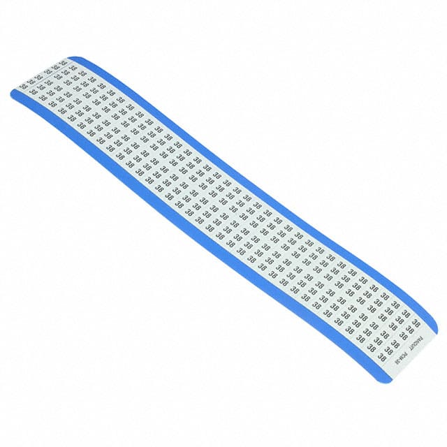 PCM-38 WIRE MARKR CARD 6.4MMX38.1MM WHT