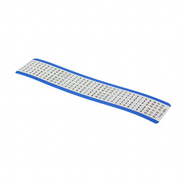 PCM-1-12 WIRE MARKR CARD 9.1MMX38.1MM WHT