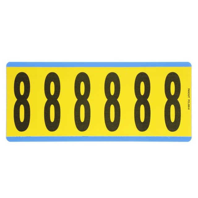 PCL300-8 WIRE MARKR CARD 38.1MM X 88.9MM
