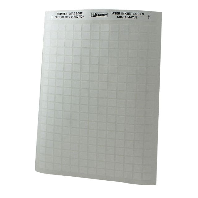 C050X044YJJ LABEL LASER .5"X.44" WHT