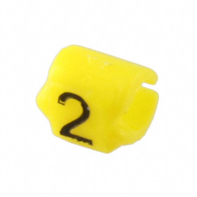 STD03Y-2 WIRE MARKER CLIP-ON YELLOW