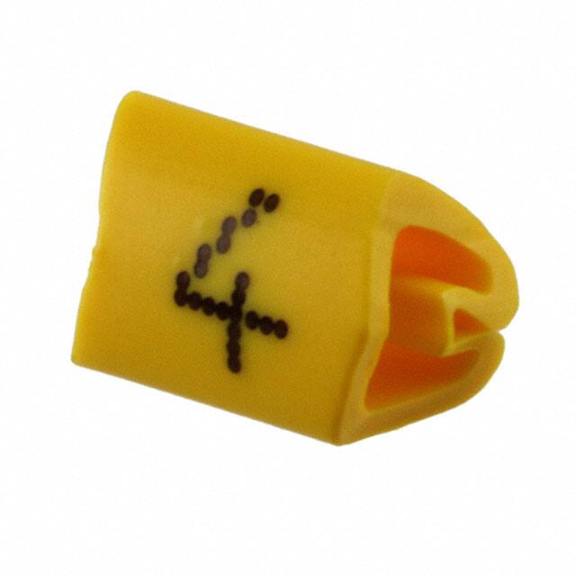 0800420:0004 WIRE MARKER SLIP-ON YELLOW