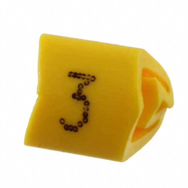 0800462:0003 WIRE MARKER SLIP-ON YELLOW