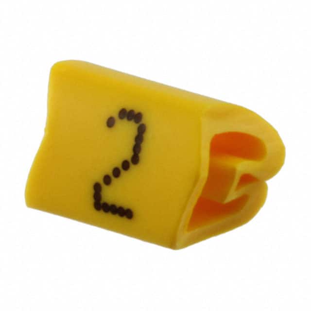 0800420:0002 WIRE MARKER SLIP-ON YELLOW