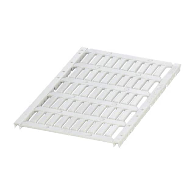 0801446 WIRE MARKER CARD 4MM X 15MM WHT