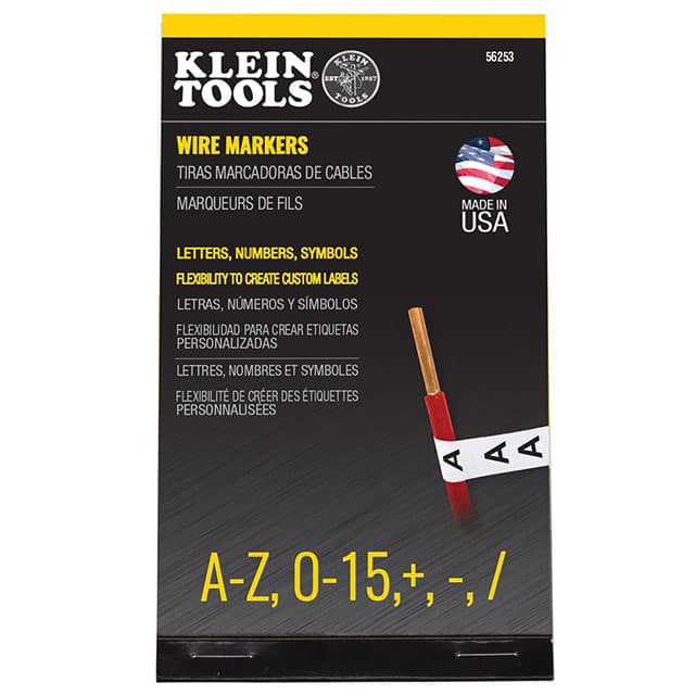 56253 WIRE MARKR BOOK 139.7X84.5MM WHT