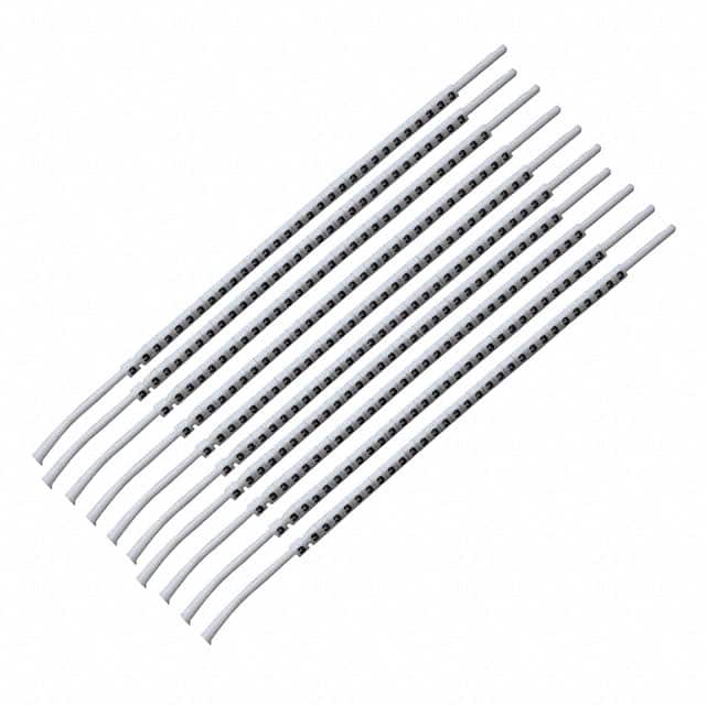 PCA07-3 WIRE MARKER CLIP-ON WHITE 300PC