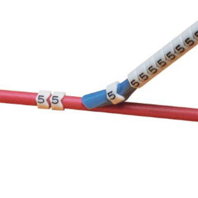 PCA11-L WIRE MARKER CLIP-ON WHITE 300PC
