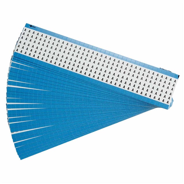 WM-A-PK WIRE MARKER 1.5"H WHITE 1=25PCS