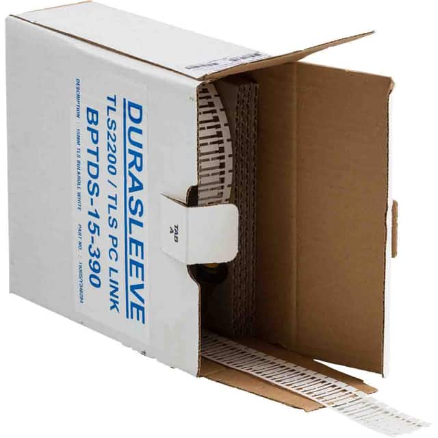 BPTDS-15-390 WIRE MARKER 0.163"H WH 1=3000PCS