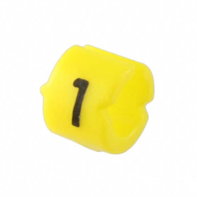 STD06Y-1 WIRE MARKER CLIP-ON YELLOW