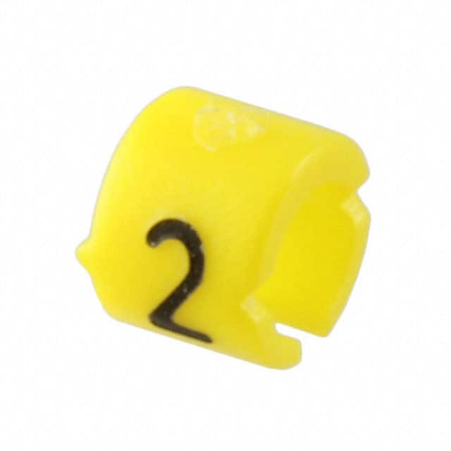 STD06Y-2 WIRE MARKER CLIP-ON YELLOW