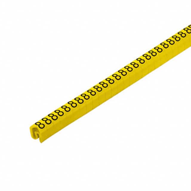 1568261526 WIRE MARKR SLIP-ON 7X4MM YLW/BLK