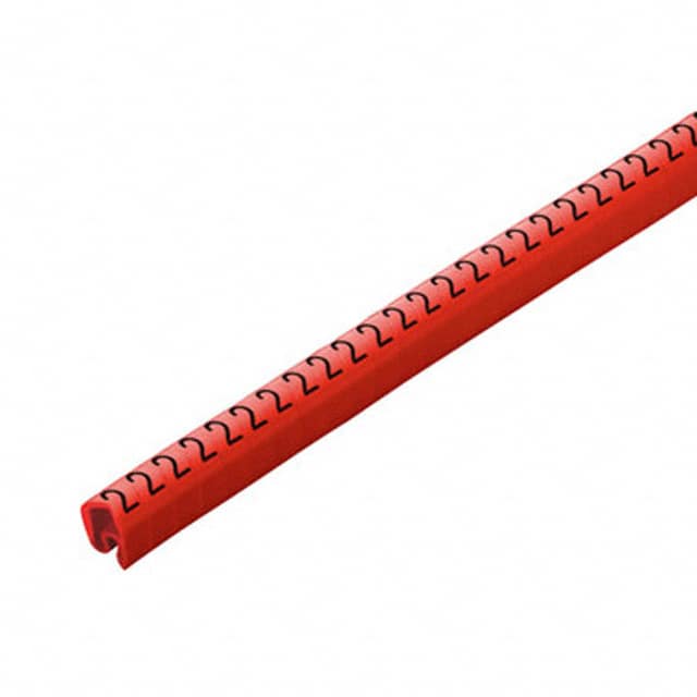 1568261509 WIRE MARKR SLIP-ON 7X4MM RED/BLK