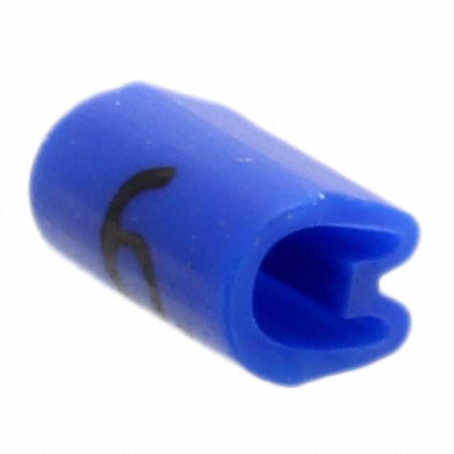 EC0037-000 WIRE MARKER PUSH ON 4.5MM BLUE