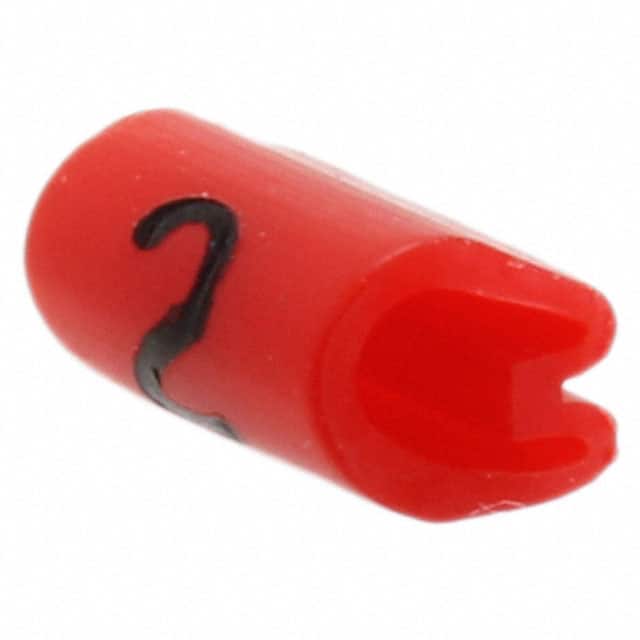 EC0020-000 WIRE MARKER PUSH ON 4.5MM RED
