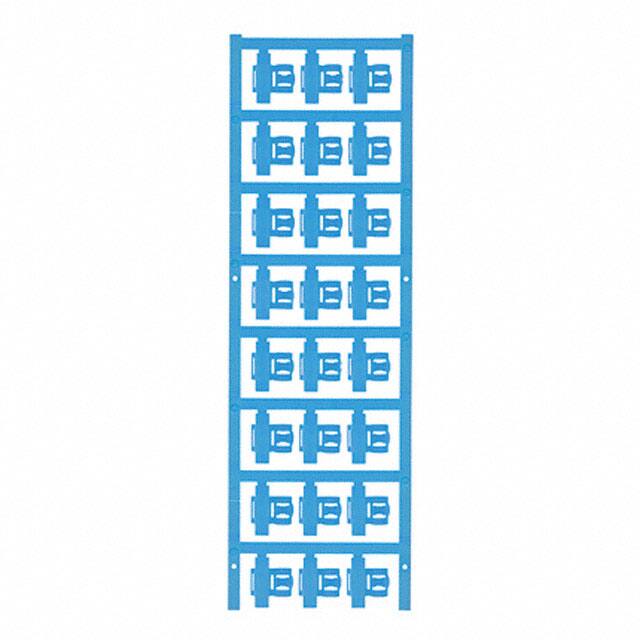 1062090000 WIRE MARKER CLIP-ON 9.3X21MM BLU