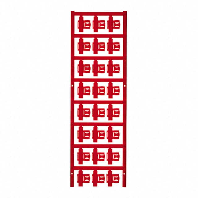 1062080000 WIRE MARKER CLIP-ON 9.3X21MM RED