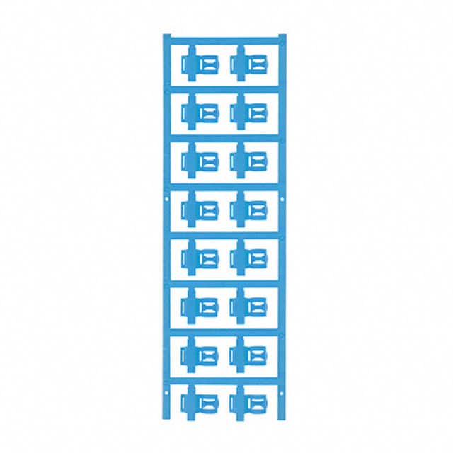 1025300000 WIRE MARKR CLIP-ON 12.5X21MM BLU