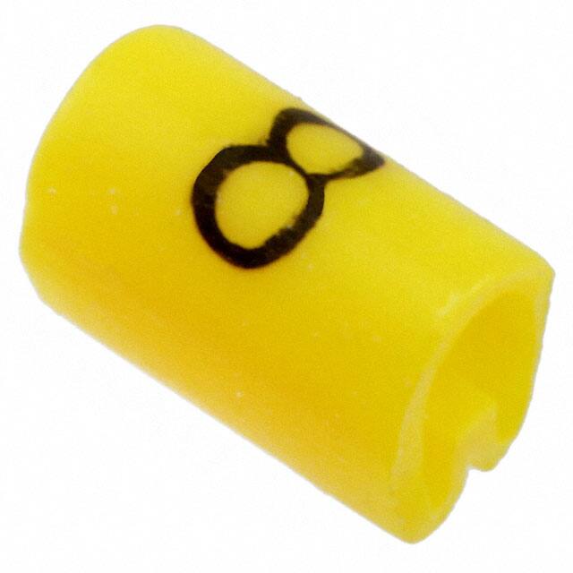 EC0030-000 WIRE MARKER PUSH ON 4.5MM YELLOW