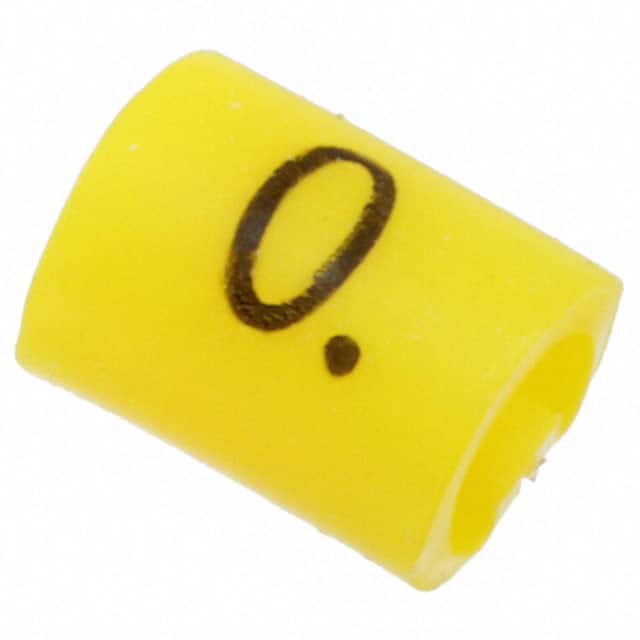EC0189-000 WIRE MARKER PUSH ON 4.5MM YELLOW