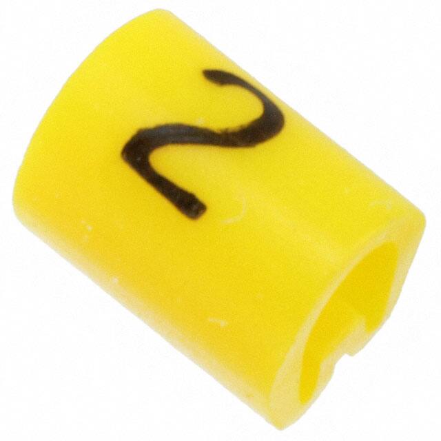 EC0191-000 WIRE MARKER PUSH ON 4.5MM YELLOW