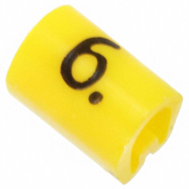 EC0195-000 WIRE MARKER PUSH ON 4.5MM YELLOW