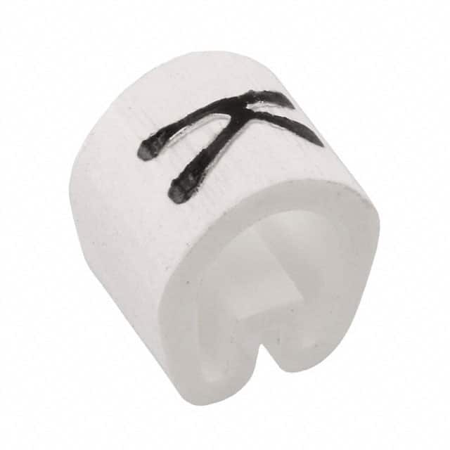 EC1057-000 WIRE MARKER PUSH ON 4.5MM WHITE