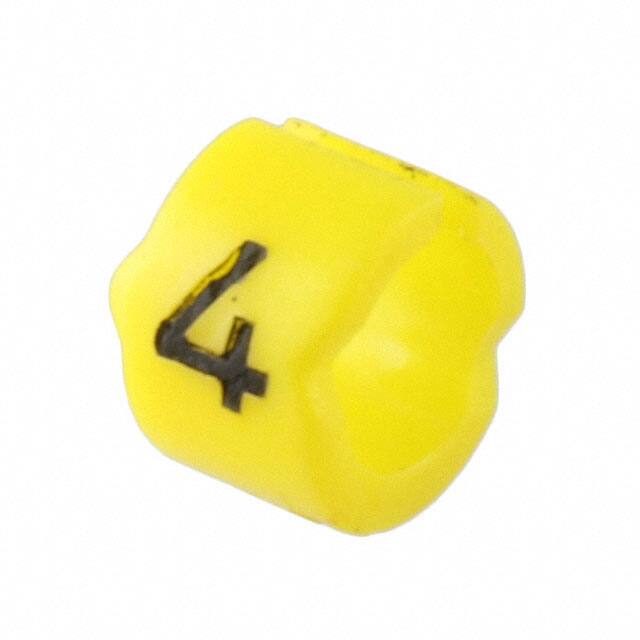STD09Y-4 WIRE MARKER CLIP-ON YELLOW